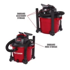 Craftsman 16 Gal Corded Wet/Dry Vacuum 12 Amps 120 V 6.5 HP -Stanleys Shop 87a34c6b 05e7 4367 a283 22b6840e4209