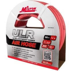 Milton 50 Ft. L X 1/4 In. D Ultra Lightweight Rubber Air Hose 300 Psi Red -Stanleys Shop 8845fae4 15c9 40b5 afe4 a58f884c539d