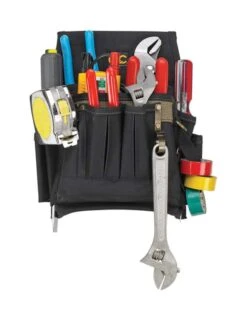 CLC 3.5 In. W X 11 In. H Polyester Electrician's Pouch 10 Pocket Black/Tan 1 Pc