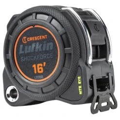 Crescent Lufkin 16 Ft. L X 1.19 In. W Shockforce Nite Eye Measuring Tape 1 Pk
