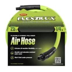 Flexzilla 25 Ft. L X 1/4 In. D Hybrid Polymer Air Hose 300 Psi Zilla Green