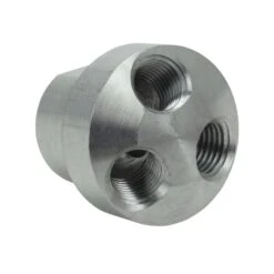 Milton Aluminum 3-Way Manifold 1/4 In. 1/4 In. 1 Pc