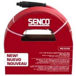 Senco 50 Ft. L X 1/4 In. D Rubber Hybrid Air Hose 300 Psi Red 7 Senco 50 Ft. L X 1/4 In. D Rubber Hybrid Air Hose 300 Psi Red -Stanleys Shop 8b69c12b 40e9 4742 864b 5d4b38aeb97f