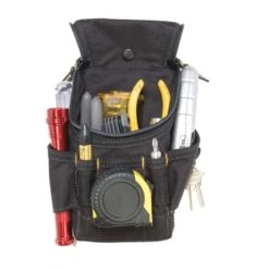 CLC 3 In. W X 9.5 In. H Ballistic Polyester Utility Pouch 7 Pocket Black 1 Pc