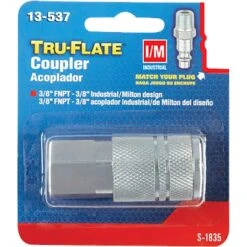 Tru-Flate Steel Quick Change Coupler 3/8 In. Female 1 Pc