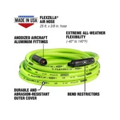 Flexzilla 25 Ft. L X 3/8 In. D Hybrid Polymer Air Hose 300 Psi Zilla Green -Stanleys Shop 94d75dbc bfd2 4f30 890e 5439cac8655e