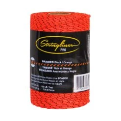 Stringliner PRO Mason's Line Refill 500 Ft. Black/Orange Bonded Braided Line