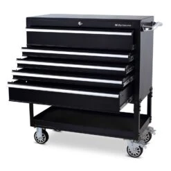 Montezuma 30.87 In. 5 Drawer Steel Utility Rolling Tool Cart 37 In. H X 18.12 In. D 7 Montezuma 30.87 In. 5 Drawer Steel Utility Rolling Tool Cart 37 In. H X 18.12 In. D -Stanleys Shop 990c69af b52f 4f19 8dc0 557872304d32