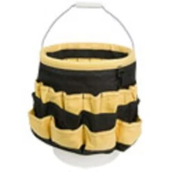 CLC 3.25 In. W X 13 In. H Polyester Bucket Organizer 61 Pocket Black 1 Pc -Stanleys Shop 9b9de221 20cd 416b 83aa 815e56186cd8