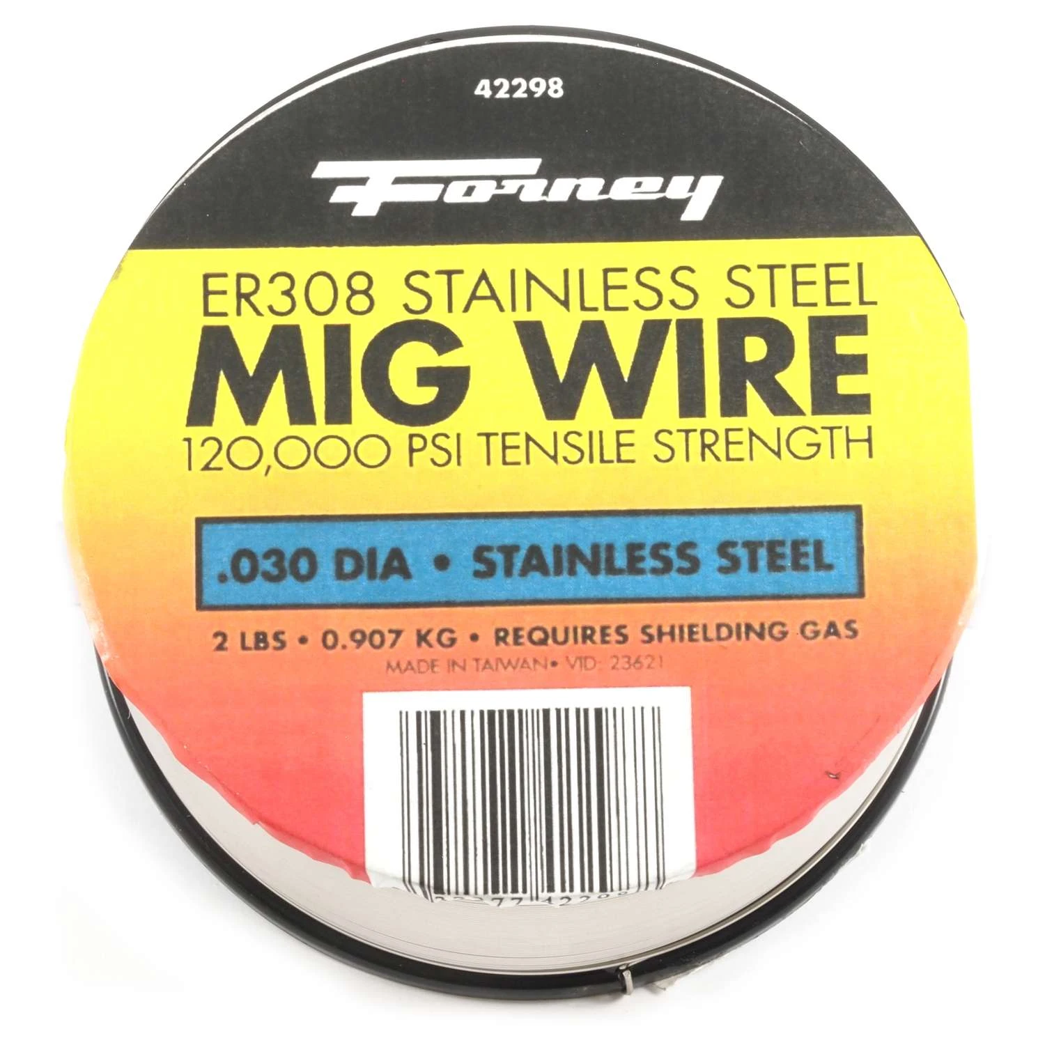Forney 0.03 In. Stainless Steel MIG Welding Wire 120000 Psi 2 Lb 3 Forney 0.03 In. Stainless Steel MIG Welding Wire 120000 Psi 2 Lb
