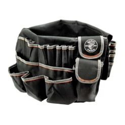 Klein Tools 19 In. W X 23 In. H Polyester Bucket Organizer 45 Pocket Black, Gray 1 Pc