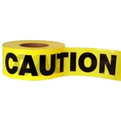 C.H. Hanson CH Hanson 1000 Ft. L X 3 In. W Plastic Caution Barricade Tape Yellow