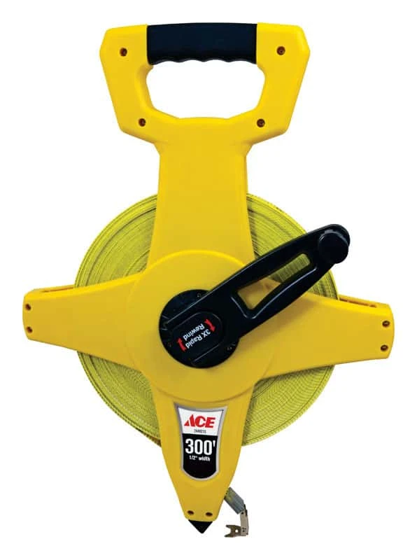 Ace 300 Ft. L X 0.5 In. W Fiberglass Long Tape Measure 1 Pk 4 Ace 300 Ft. L X 0.5 In. W Fiberglass Long Tape Measure 1 Pk - Image 2