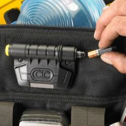 CLC Tech Gear 8 In. W X 11.5 In. H Polyester Lighted Tool Bag 29 Pocket Black 1 Pc -Stanleys Shop a357bfc6 1215 4fc5 bb4d ce2c4b332427