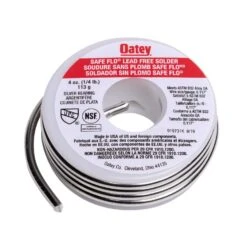 Oatey Safe-Flo 4 Oz Lead-Free Plumbing Wire Solder Silver-Bearing 50/50 1 Pc -Stanleys Shop a40c33ac 9290 4af2 a040 2f5bda216ece