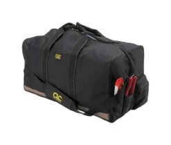CLC 12 In. W X 12 In. H Polyester Gear Bag 7 Pocket Black/Tan 1 Pc