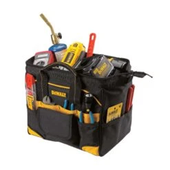 DeWalt 5.25 In. W X 11.75 In. H Polyester Backpack Tool Bag 29 Pocket Black/Yellow 1 Pc