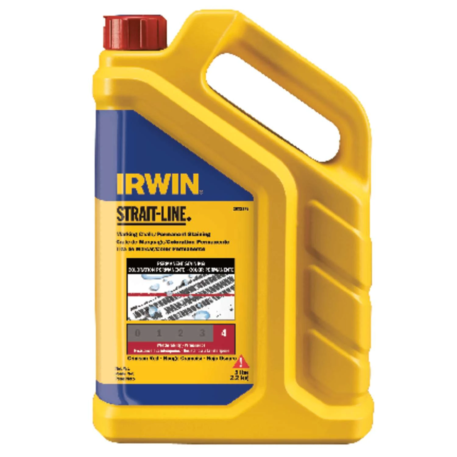 Irwin Strait-Line 4 Lb Permanent Marking Chalk Crimson Red 1 Pk 3 Irwin Strait-Line 4 Lb Permanent Marking Chalk Crimson Red 1 Pk