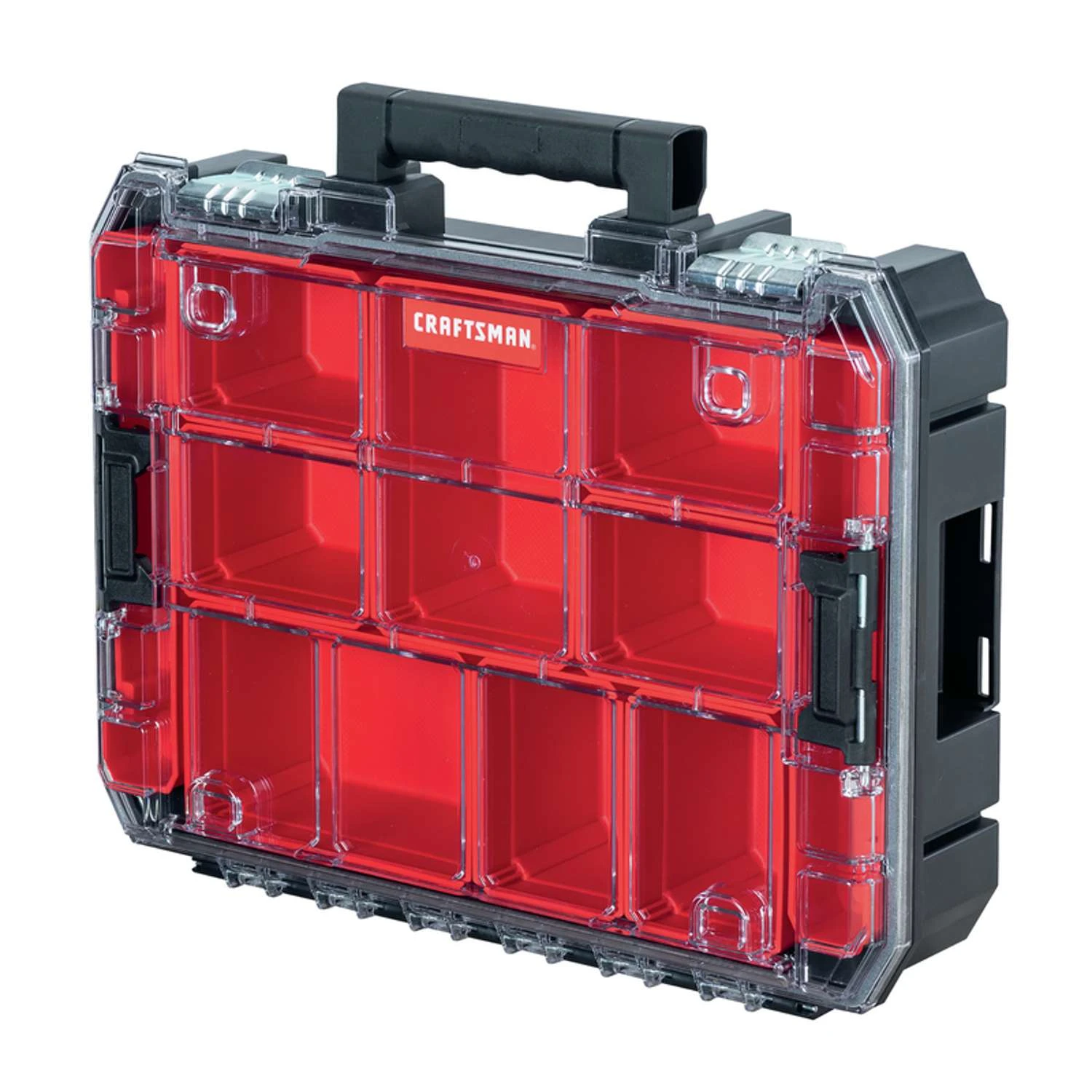 Craftsman VERSASTACK 17.25 In. W X 4 In. H Storage Organizer Plastic 10 Compartments Black/Red 3 Craftsman VERSASTACK 17.25 In. W X 4 In. H Storage Organizer Plastic 10 Compartments Black/Red