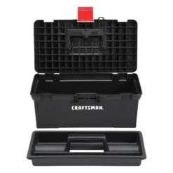 Craftsman 16 In. Classic Tool Box 442 Cu In Black -Stanleys Shop b6487b10 8944 43b1 98ac 974d3af1f517