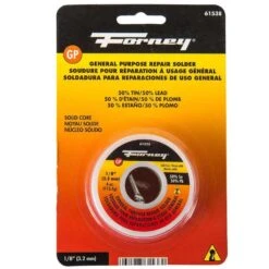 Forney 4 Oz Solid Wire Solder 0.13 In. D Tin/Lead 50/50 1 Pc
