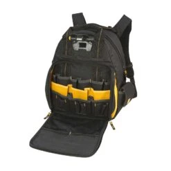 DeWalt 8 In. W X 11 In. H Ballistic Polyester Lighted Backpack Tool Bag 57 Pocket Black/Yellow 1 Pc -Stanleys Shop b9f82d60 07fc 4d18 83a5 281821d8823f
