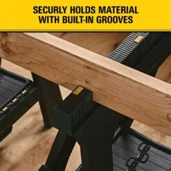 Stanley 33 In. H X 27 In. W X 4 In. D Folding Sawhorse 1000 Lb. Cap. 2 Pc -Stanleys Shop bf81a591 aaf8 489e 9efa 4f3c3034cffd