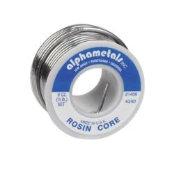 Alpha Fry 8 Oz Rosin Core Solder Wire 0.09 In. D Tin/Lead 40/60 1 Pc