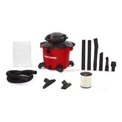 Craftsman 16 Gal Corded Wet/Dry Vacuum With Blower 12 Amps 120 V 6.5 HP