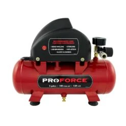 Pro Force 2 Gal Horizontal Portable Air Compressor Tank 100 Psi