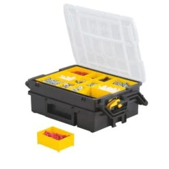 Stanley Sortmaster 15.75 In. Multi Level Organizer With Clear Lid Black/Yellow -Stanleys Shop c8b34860 59a6 4126 b7a3 ba4f93fa0ba1