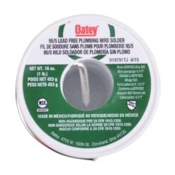 Oatey Lead-Free Plumbing Wire Solder 0.117 In. D Tin/Antimony 95/5 -Stanleys Shop c8b776a8 45a2 400d b0a9 bafefb9ba9c9