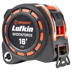 Crescent Lufkin 16 Ft. L X 1.19 In. W Shockforce Measuring Tape 1 Pk