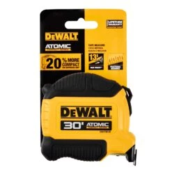 DeWalt Atomic Compact 30 Ft. L X 1-1/8 In. W Tape Measure 1 Pk -Stanleys Shop cde8e8a3 cd0e 4fec a955 362802e5d588