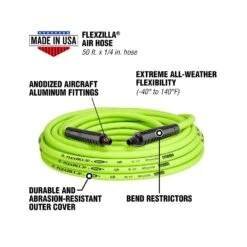 Flexzilla 50 Ft. L X 1/4 In. D Hybrid Polymer Air Hose 300 Psi Zilla Green -Stanleys Shop d1158cb8 4df9 4038 97a5 87fac768462b