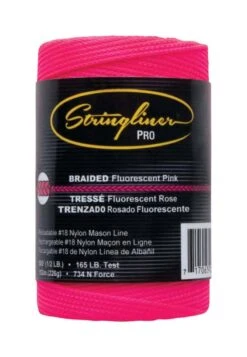 Stringliner Pink Braided Chalk Line Refill 500 Ft. Pink