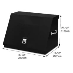 Montezuma 19.57 In. Triangle Tool Box Black -Stanleys Shop d59a21ad fcdb 4110 97d5 a7cd73b3d025