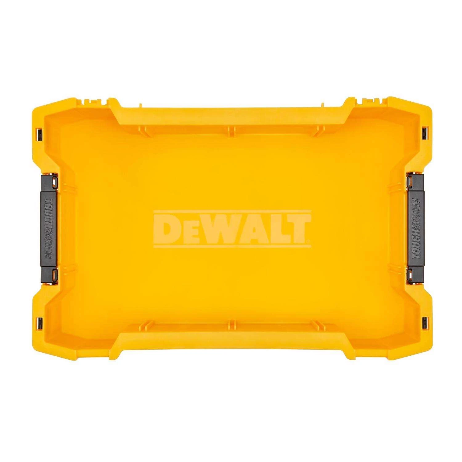DeWalt ToughSystem 12.05 In. W X 4.5 In. H Deep Tool Tray Polypropylene 1 Compartments Black/Yellow 5 DeWalt ToughSystem 12.05 In. W X 4.5 In. H Deep Tool Tray Polypropylene 1 Compartments Black/Yellow - Image 3