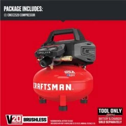 Craftsman 2.5 Gal Pancake Portable Air Compressor 125 Psi -Stanleys Shop da55f3b4 239d 4803 a9cc 86f0c5111474