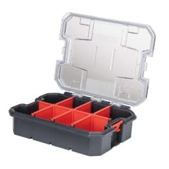 Craftsman VersaStack 7.5 In. W X 2.76 In. H Small Parts Bin Plastic 8 Compartments Black/Red -Stanleys Shop daf9f1bb fbb6 42c5 a309 f9ede8d0062d