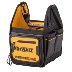 DeWalt Ballistic Nylon Electrician Tote Tote Bag 34 Pocket Black/Yellow 1 Pc