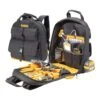 DeWalt 6 In. W X 19.75 In. H Ballistic Polyester Tool Charging Back Pack 23 Pocket Black/Yellow 1 Pc
