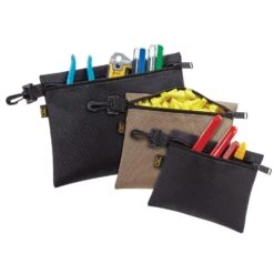 CLC 1.5 In. W X 9 In. H Polyester Tool Pouch Set Assorted 3 Pc