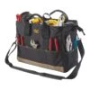 CLC 8.5 In. W X 10 In. H Polyester Tool Bag 22 Pocket Black/Tan 1 Pc -Stanleys Shop e4319020 2ece 43e0 8142 c847b5c9c1e6