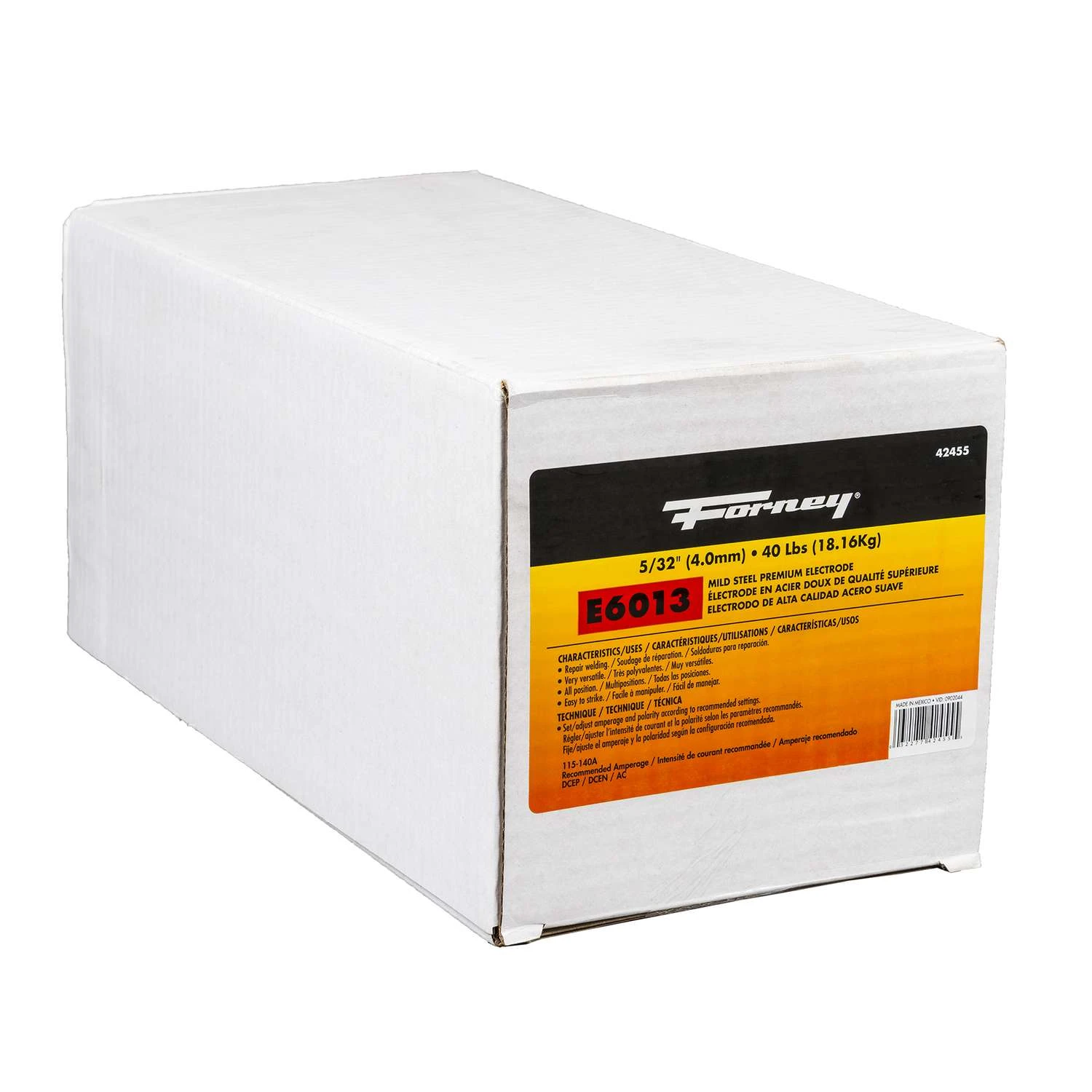 Forney 5/32 In. D X 15 In. L E6013 Mild Steel Welding Electrodes 83000 Psi 40 Lb 4 Forney 5/32 In. D X 15 In. L E6013 Mild Steel Welding Electrodes 83000 Psi 40 Lb - Image 2