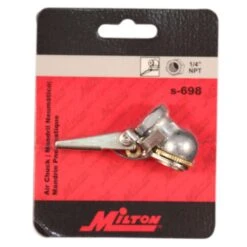Milton Single Head Air Chuck With Snap-On Clip 1/4 In. 1 Pc 5 Milton Single Head Air Chuck With Snap-On Clip 1/4 In. 1 Pc -Stanleys Shop e8d917d6 fd0b 40d2 8e49 e73f38b59a6e