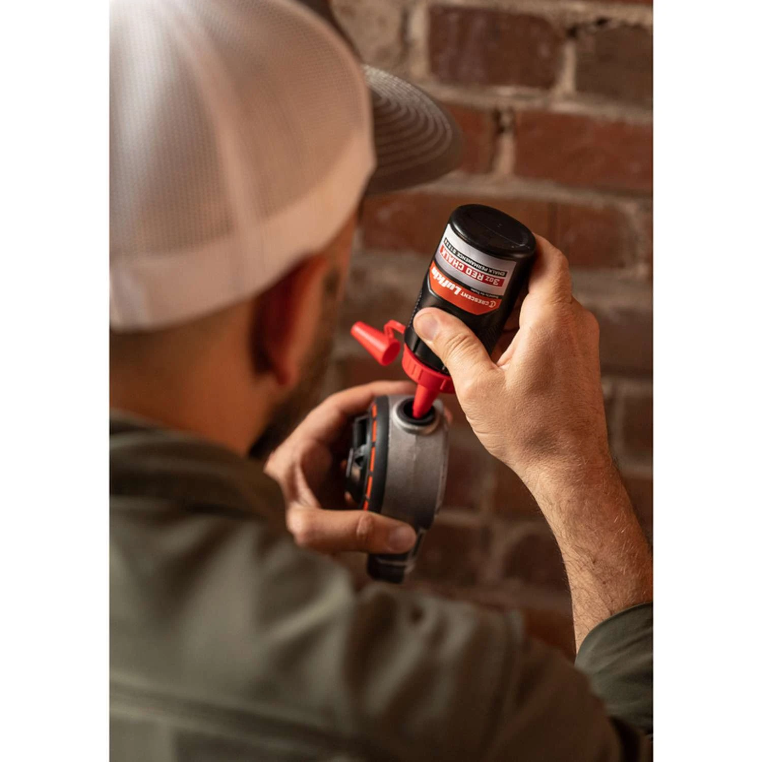 Crescent Lufkin 3 Oz Red Contractor Chalk Line Reel 100 Ft. Braided 9 Crescent Lufkin 3 Oz Red Contractor Chalk Line Reel 100 Ft. Braided - Image 7