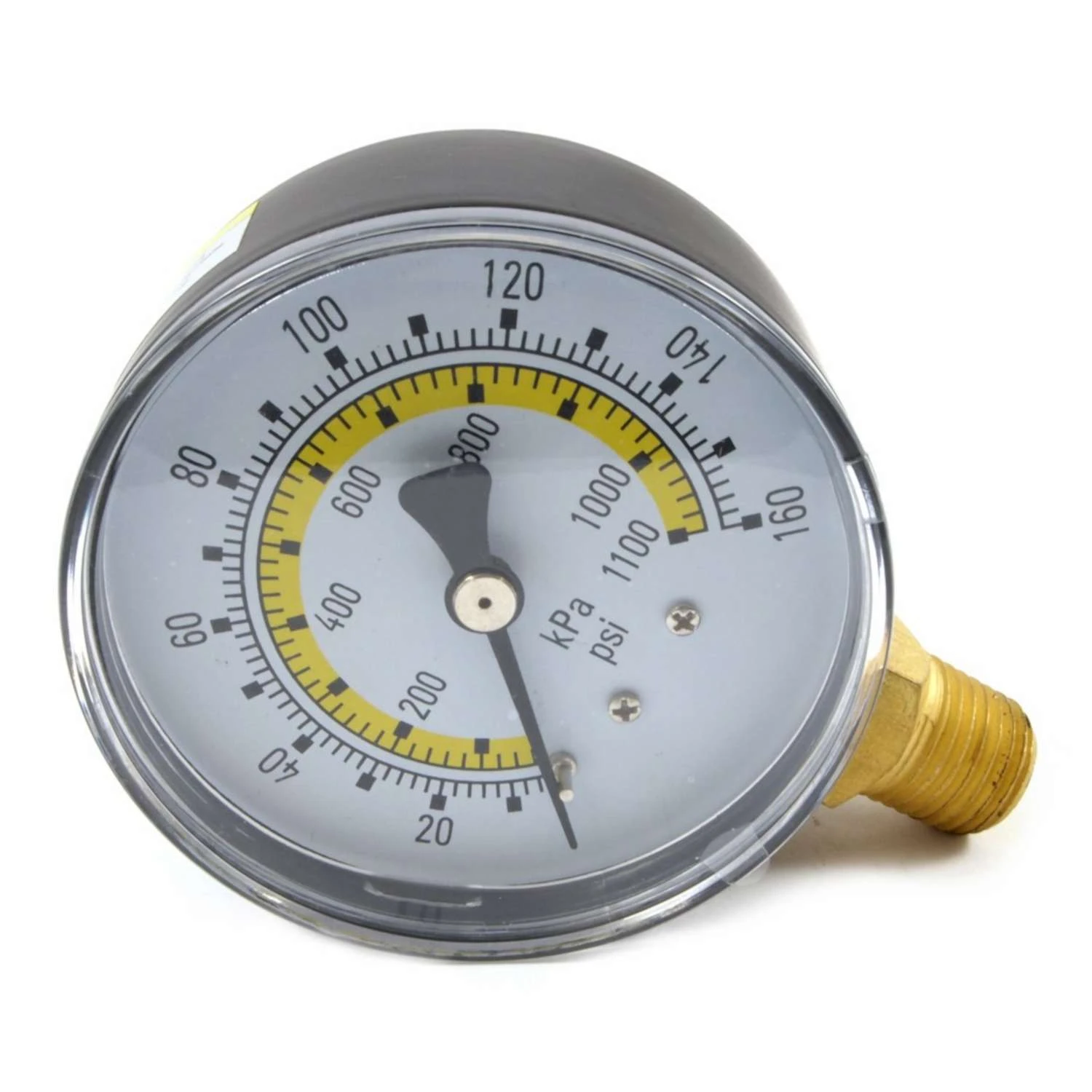 Forney Plastic Bottom Mount Air Pressure Gauge 1/4 In. NPT 160 Psi 1 Pc 4 Forney Plastic Bottom Mount Air Pressure Gauge 1/4 In. NPT 160 Psi 1 Pc - Image 2