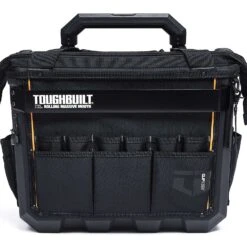 ToughBuilt Massive Mouth 18 In. W X 14.5 In. H Polyester Roller Tool Bag 26 Pocket Black 1 Pc