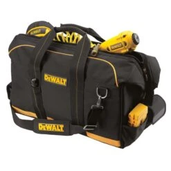DeWalt 4.5 In. W X 21.25 In. H Polyester Tool Bag 11 Pocket Black/Yellow 1 Pc